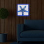 Wallity Lienzo Decorativo Iluminado con LED 28x28 cm Multicolor